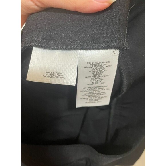 NEW ANNE KLEIN Woman’s Slacks Size XL BLACK Pull On Slim Ankle Pants - Picture 8 of 8